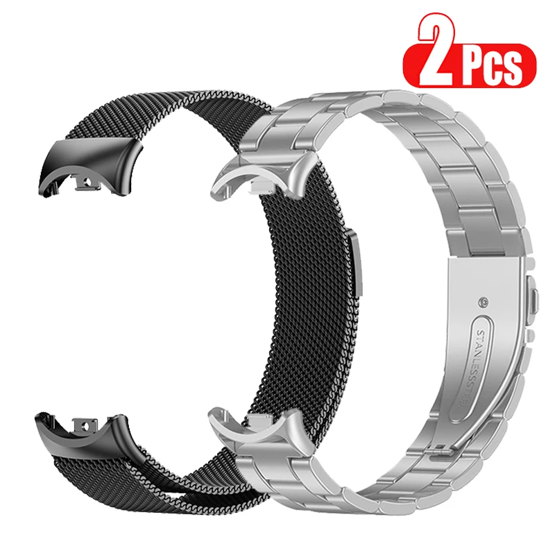 Per Xiaomi Mi Band 8 Nfc Strap Magnetic Loop Per Xiaomi Smart Band 8 Cinturino In Metallo Correa Per Sostituzione Bracciali Band 8