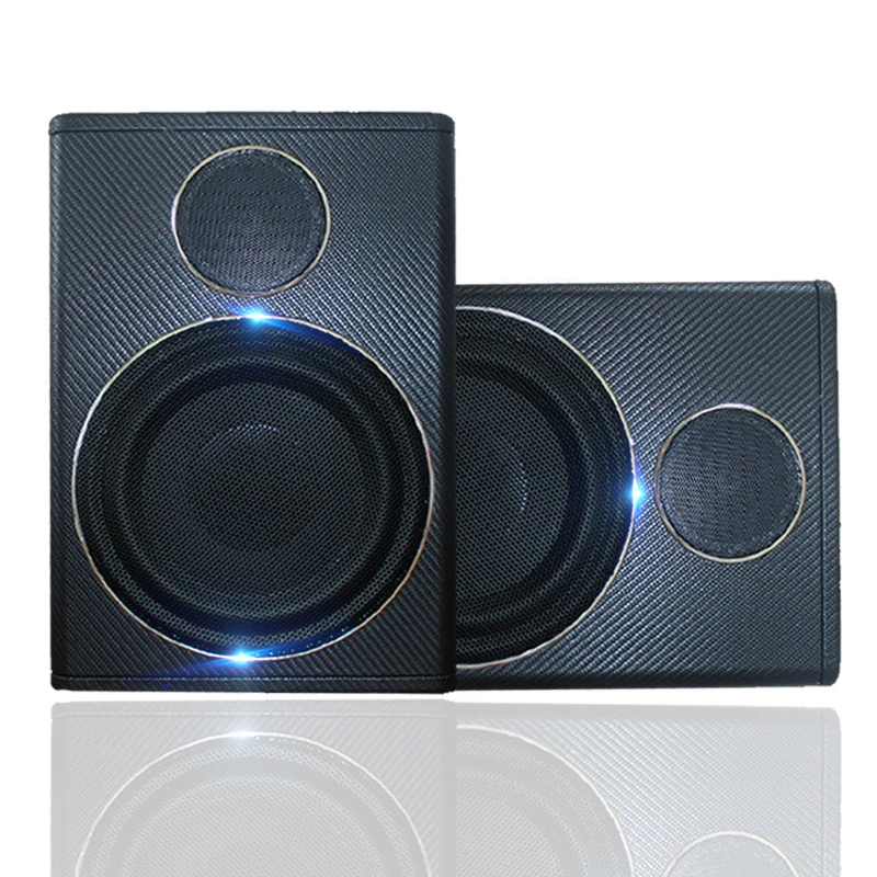 Amplificatore Per Auto Bluetooth Subwoofer Car Audio Slim Under Seat Subwoofer Attivo Altoparlante Basso Lettore Musicale Woofer Automatico