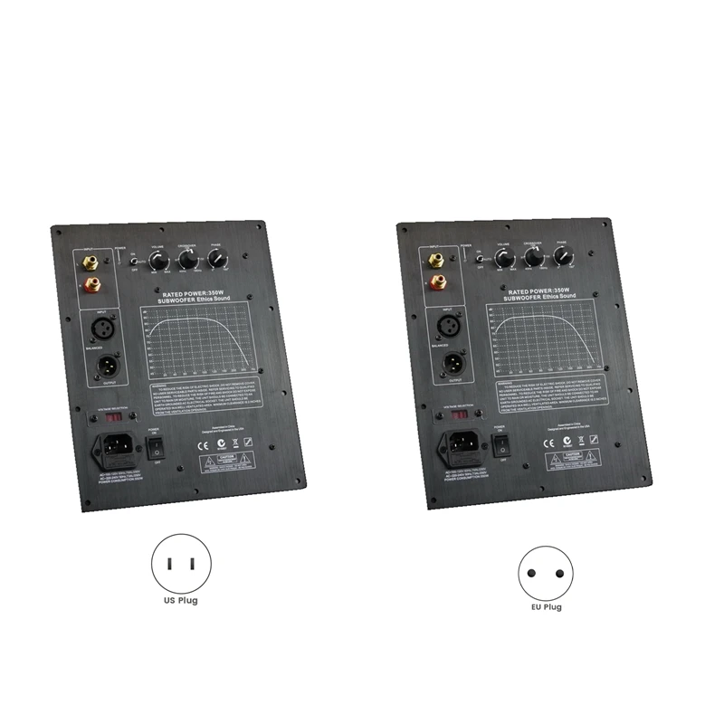 Hifi Mono 350W Heavy Duty Subwoofer Digital Active Amplifier Board Pure Bass Home Audio System