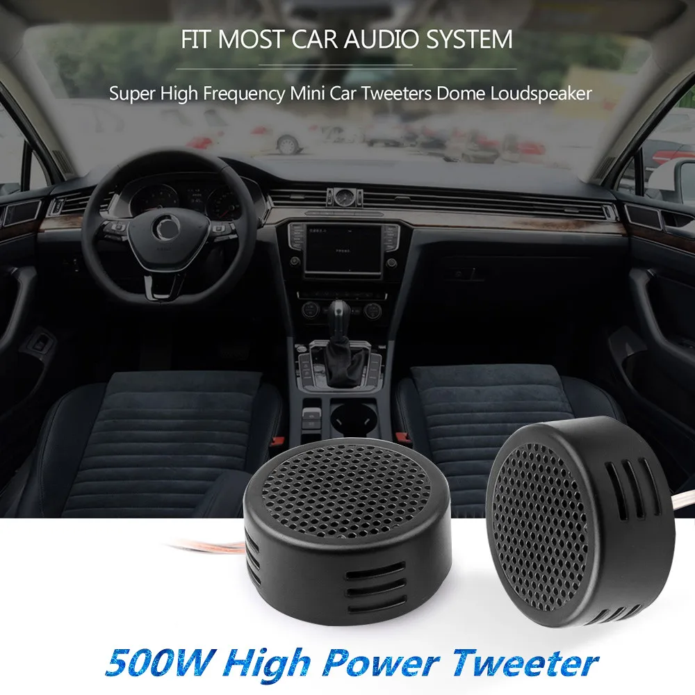 2Pcs 500W Tweeter Altoparlanti Sistema Audio Per Auto Porta Auto Audio Musica Subwoofer Modifica Elettronica Altoparlante