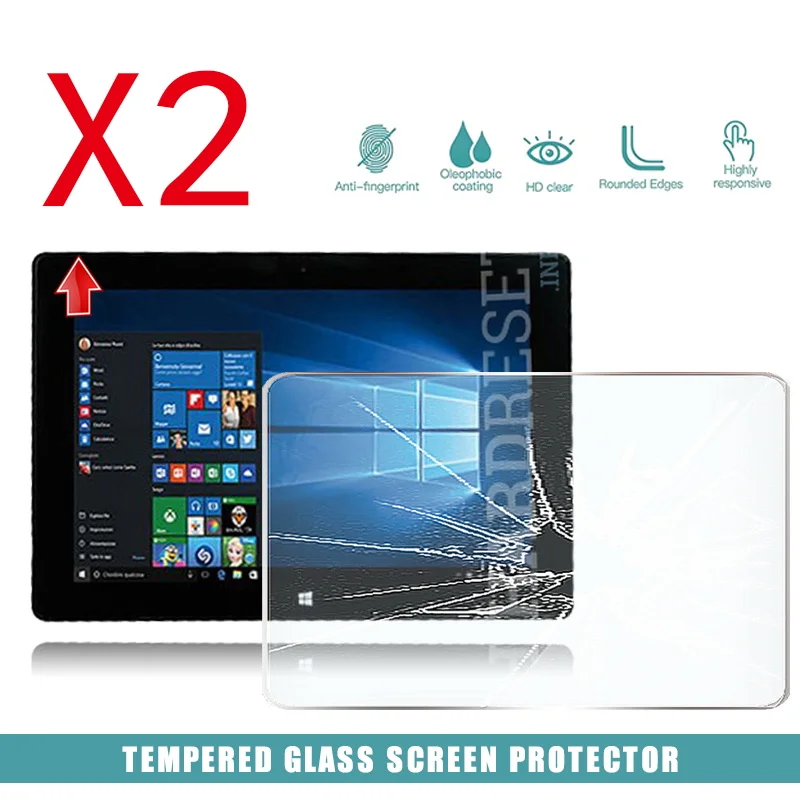 Cover Protettiva Per Schermo In Vetro Temperato Per Tablet 2 Pezzi Per Mediacom Winpad X121 10.1 "Pellicola Temperata Antistrappo