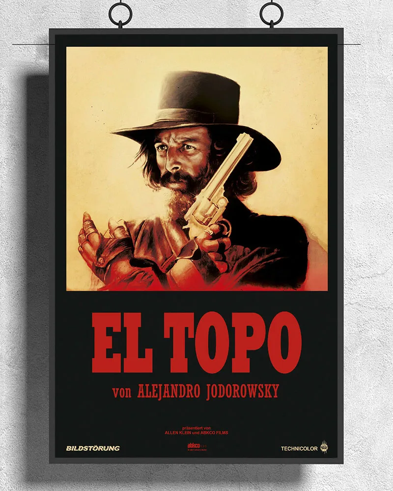 L367 El Topo Movie Rara Versione Europea Alejandro Jodorowsky Tessuto Di Seta Poster Art Decor Pittura Per Interni Regalo