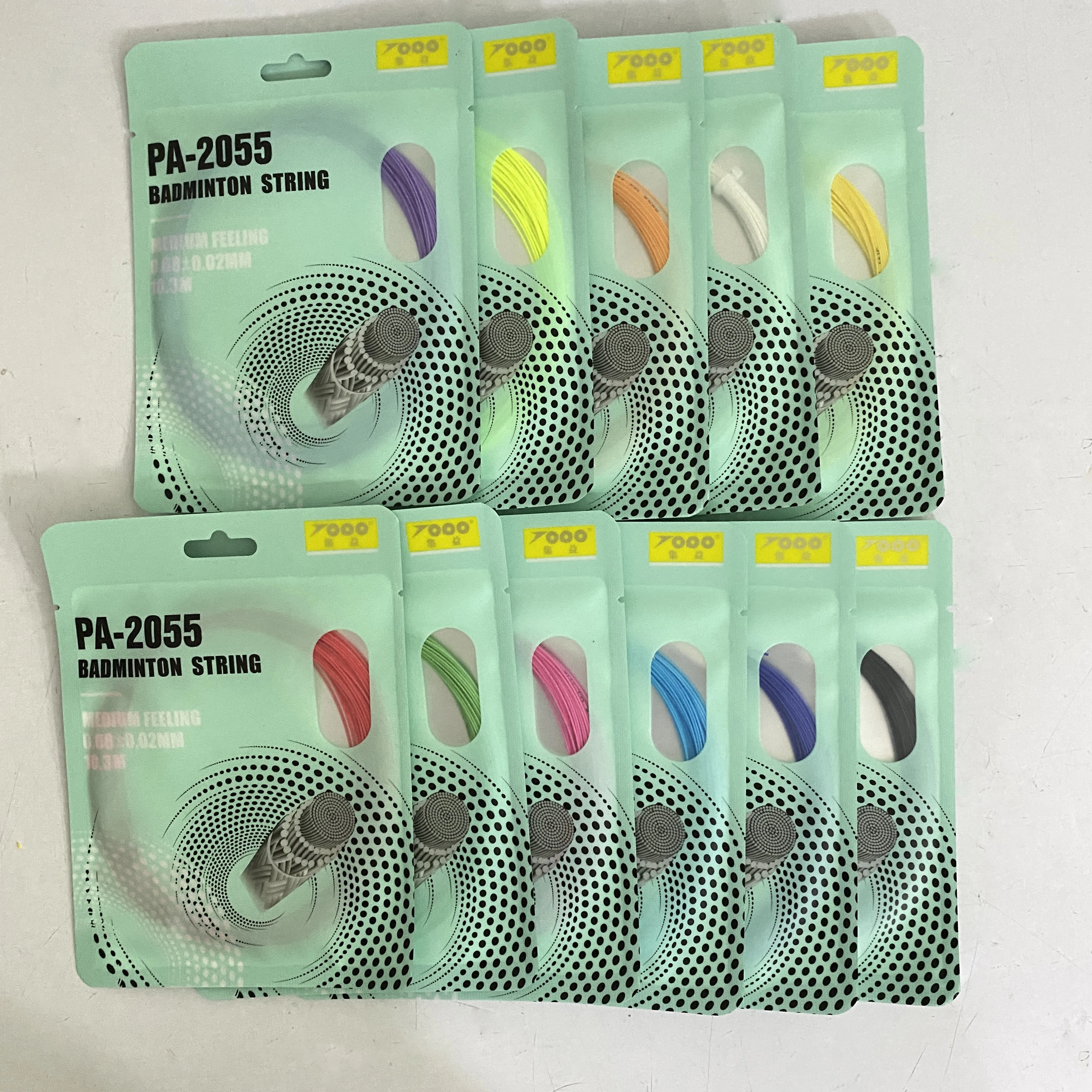 10 Pz/Lotto Topo Pa2055 Corda Da Badminton/Racchetta Da Badminton/Racchetta Da Badminton