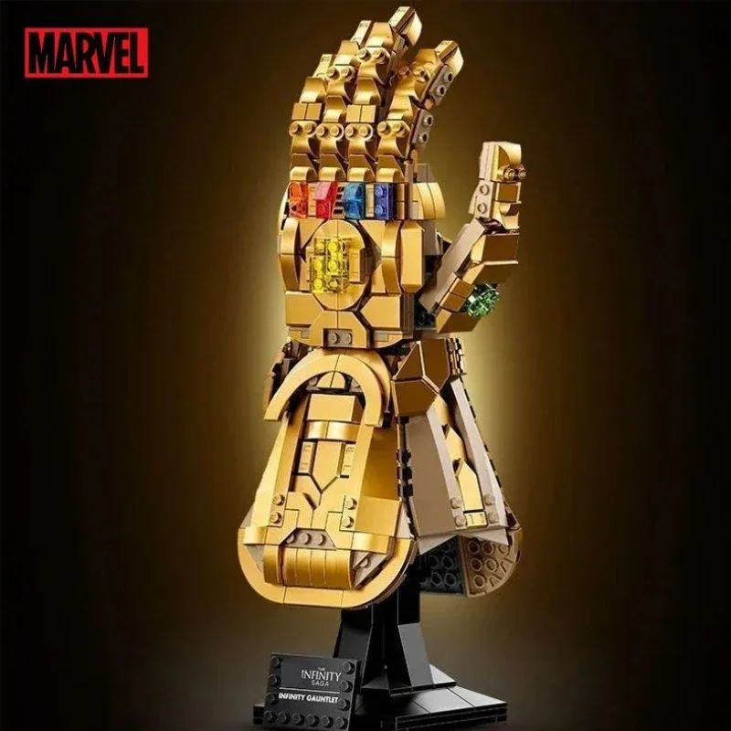 Marvel Thanos Infinity Gauntlet Modello Di Assemblaggio Compatibile Con Lego Avengers Building Blocks Giocattoli Assemblaggio Ornamenti Regalo Ragazzo