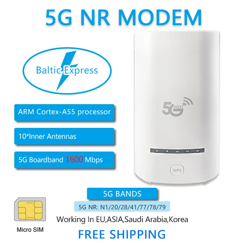 Optfocus 5G Sim Router Wifi 5G 1.6Gbps Modem Wifi Sim Card 5G Router Wifi Con Slot Per Sim Card Repetidor