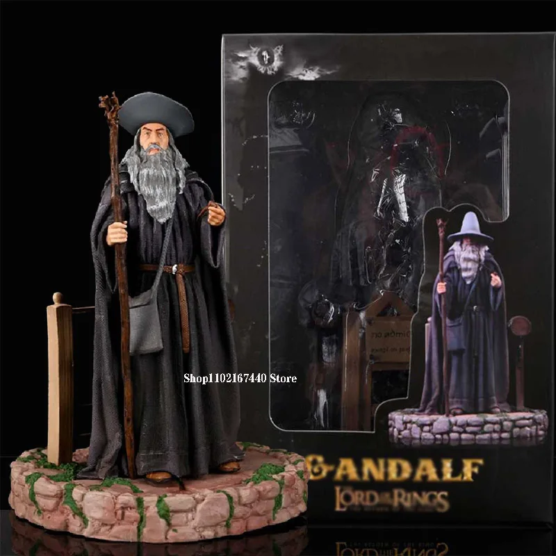 21Cm Gandalf Action Figure Il Signore Degli Anelli Gandalf Figura Mithandir Statua Modello In Pvc Ornamento Da Tavolo Giocattoli Regalo Di Compleanno