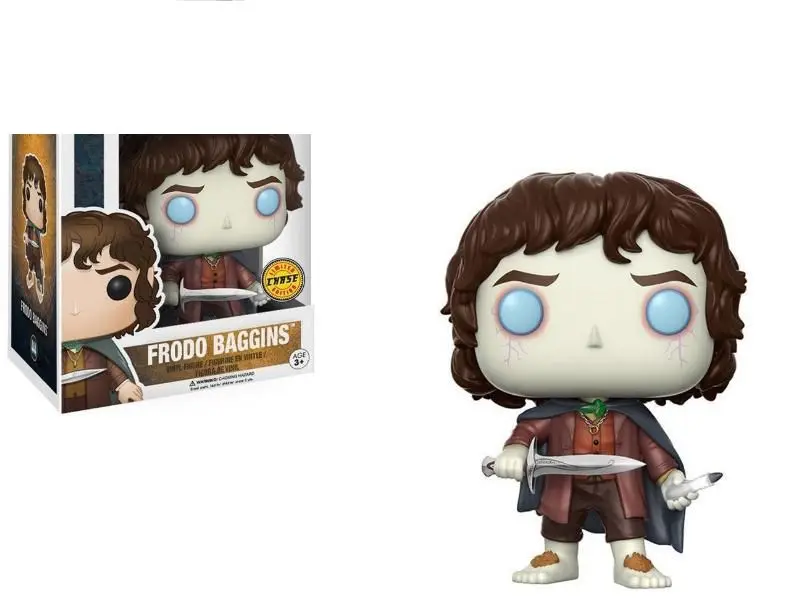 The Lord Of 444 # Frodo Baggins Vinyl Action Figures The Rings Collection Model Children Toys