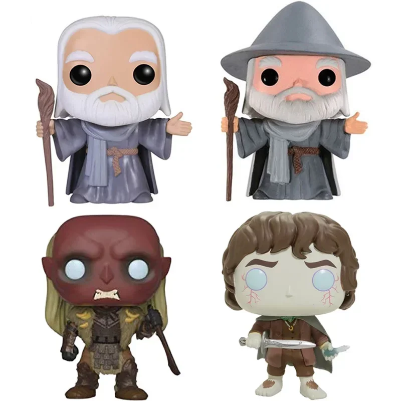 Funko Pop Movies Hobbits Gandalf Con Cappello #13 Gandalf #45 Grishnakh #636 Frood Baggins #444 Pop Pvc Action Figure Toys