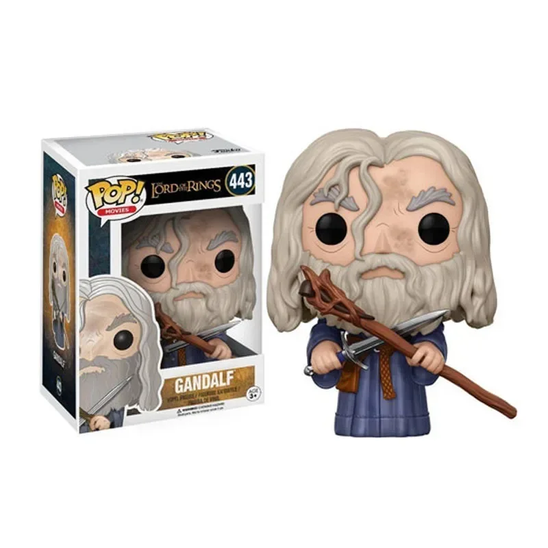 Funko Pop The Lord Gandalf 443 # The Ring Action Toy Figure 10Cm Collezione Pvc Vinyl Figure Doll Model Toys For Children