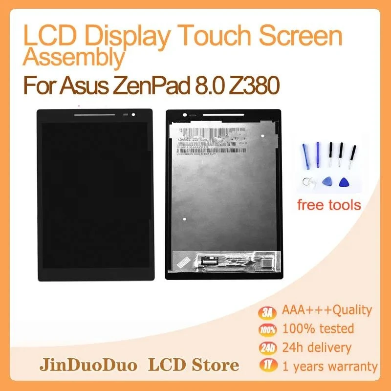Lcd Originale Da 8 Pollici Per Asus Zenpad Z380 Display Lcd Touch Screen Digitizer Assembly Per Sostituzione Lcd Asus Z380