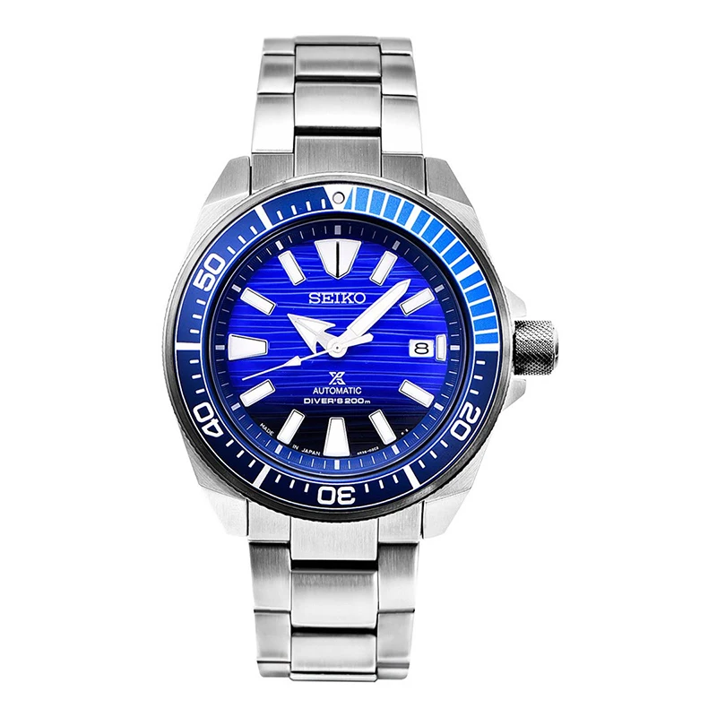 Seiko Watch Prospex Samurai The Ocean Dive Sport Orologi Automatic Mechanica 20Bar Orologio Luminoso Impermeabile Originale Giappone