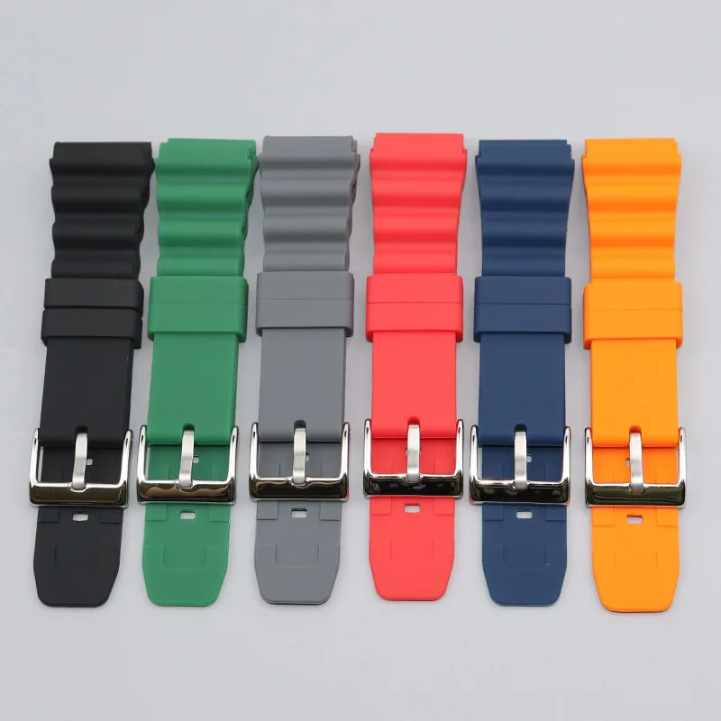 20Mm 22Mm Cinturino In Gomma Universale Per Seiko 007 Water Ghost Strap Men Diver Silicone Sport Watch Band Bracciale Per Citizen