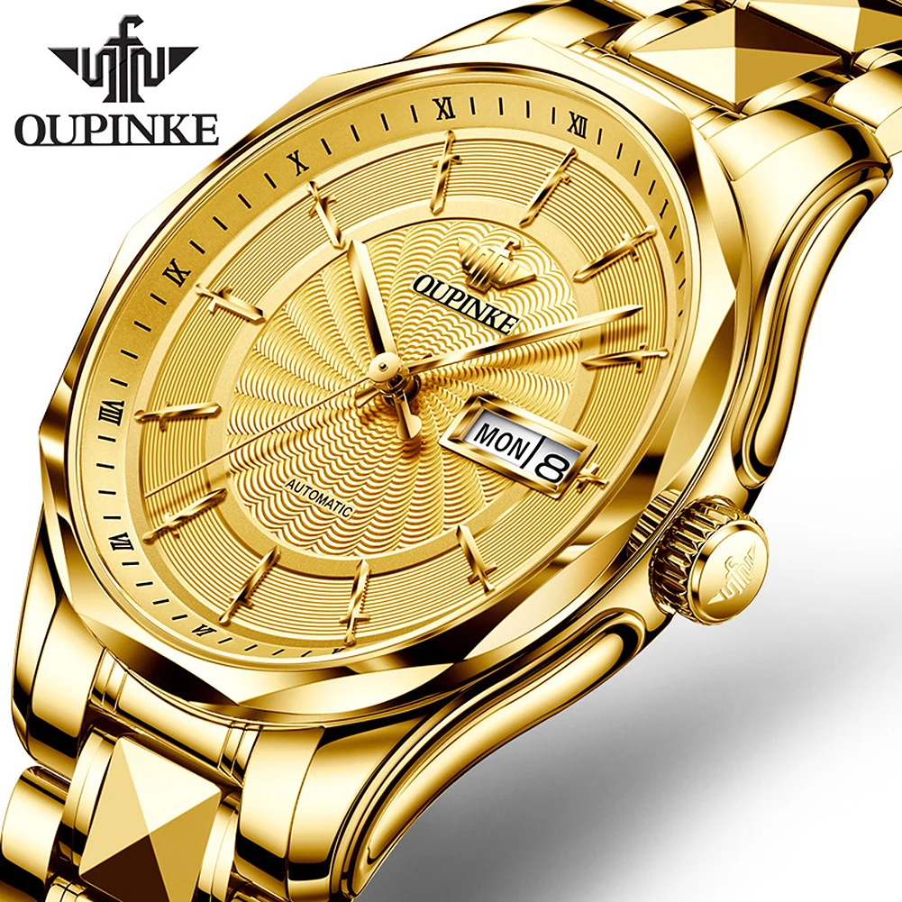Oupinke Orologio Automatico Per Uomo 12 Knight Pointer Design Luxury Brand Orologio Da Polso Da Uomo Seiko Nh36A Movimento Meccanico Orologio Da Uomo