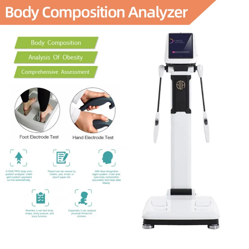 Dispositivo Di Diagnosi Design Body Bia Composition Analyzer Elementi Di Test Per La Salute Umana 120 Historical Records Care Machine Ce