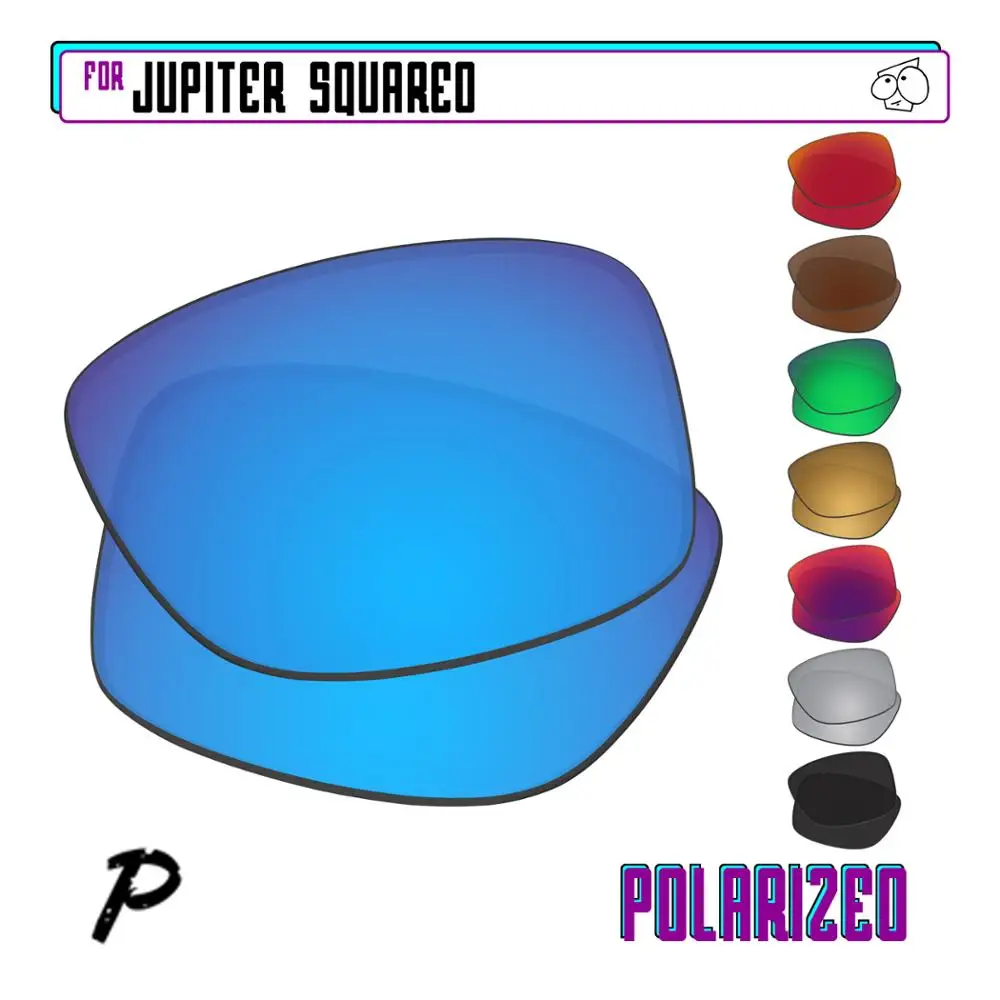 Ezreplace Jupiter Squared Occhiali Da Sole Polarizzati Lenti Di Ricambio Per-Oakley-Opzioni Multiple