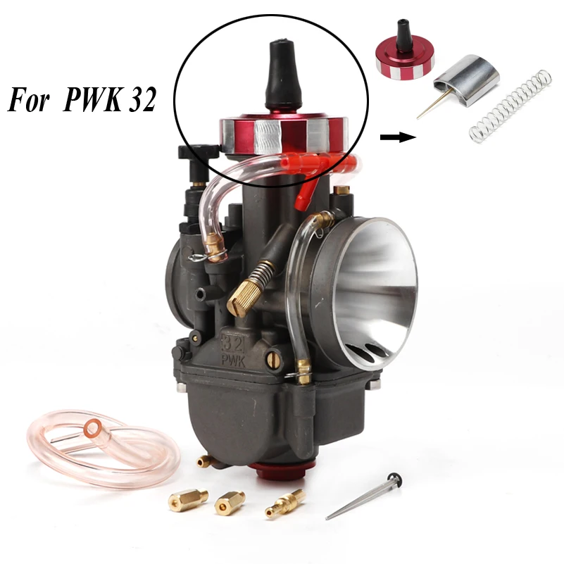 Moto Pwk 32Mm Carburatore Carb Con Getto Di Potenza Per Yamaha Suzuki Honda 2/4-Stroke 250-300Cc Atv Buggy Quad Go Kart Dirt Bike