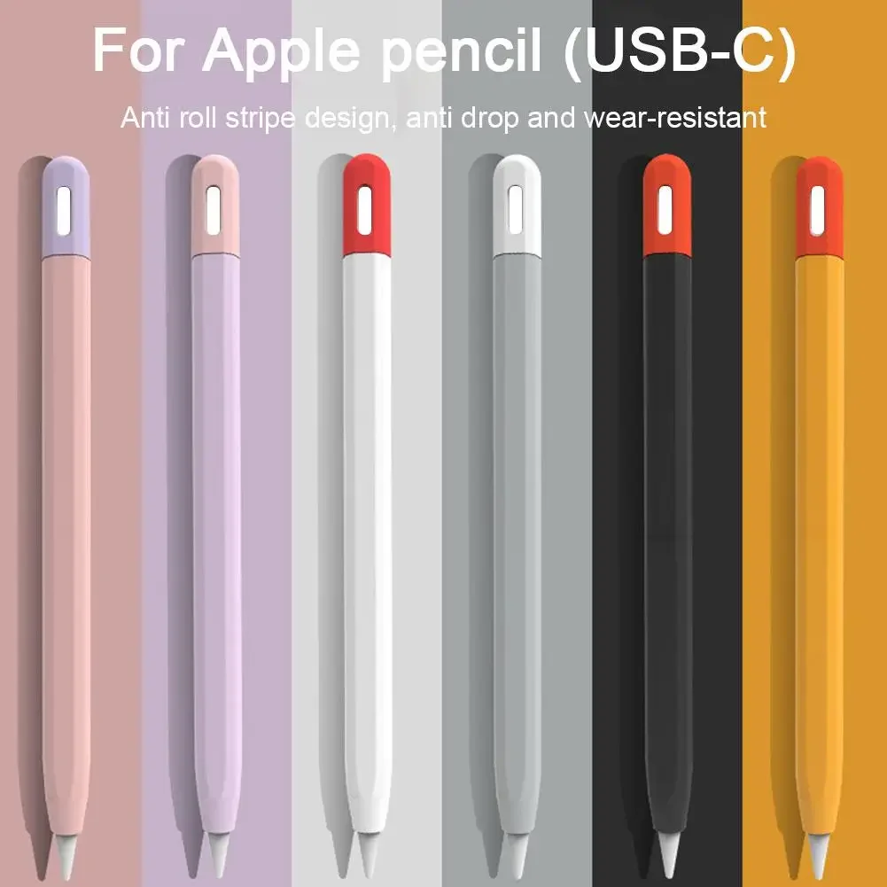 Custodia In Silicone Per Apple Pencil 3 Usb-C Custodia Protettiva Per Ipad Pencil Touch Pen Grip Holder Sleeve Cover Stilo Portatile