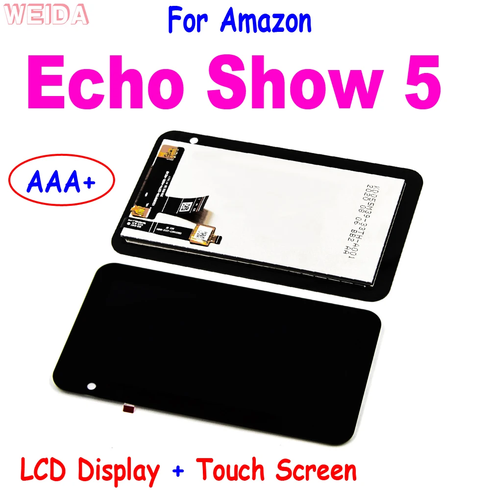 5.5 "Aaa + Lcd Per Amazon Echo Show 5 Display Lcd Touch Screen Digitizer Assembly Sostituzione
