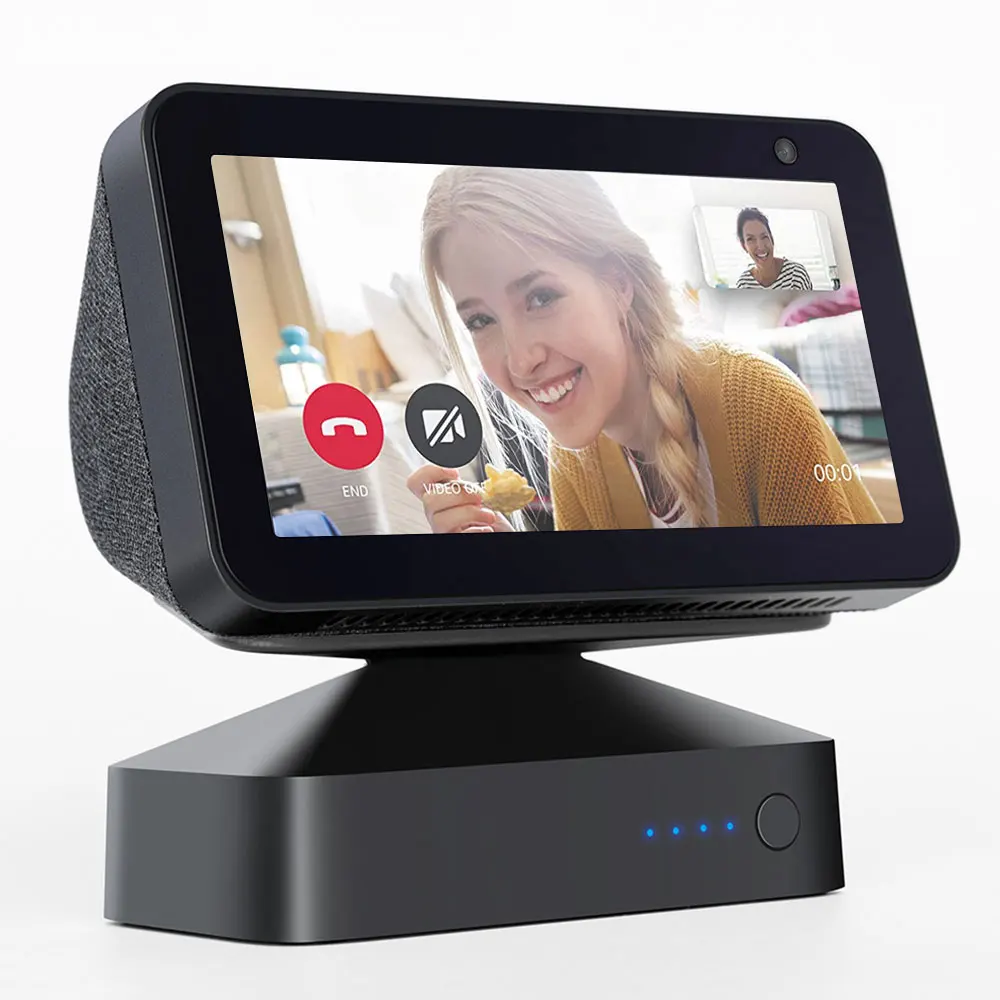 Ggmm Es5 Base Batteria Originale Per Amazon Echo Show 5 Smart Display Power Bank Charging Staion Alexa Amazon Echo Show 5 Stand