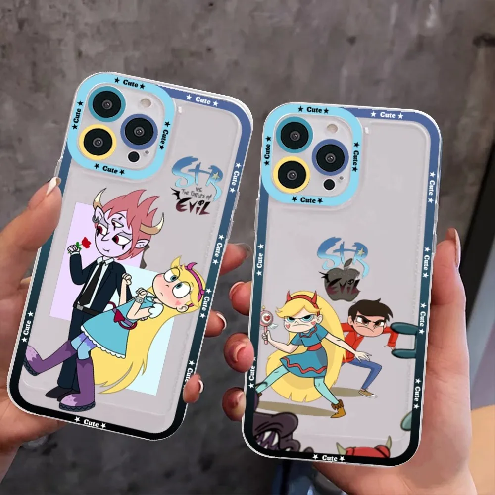 Custodia Per Telefono Disney Star Vs The Forces Of Evil Per Iphone 13 14 Pro Max Xs Xr 12 11 Pro 13 Mini 6 7 8 Plus Cover Posteriore Trasparente