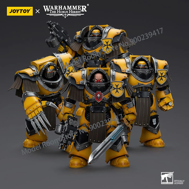 Joytoy Warhammer The Horus Heresy 1/18 Imperial Pugno Legion Catafrasaciti Terminator Squad Action Figure Game Soldato Militare