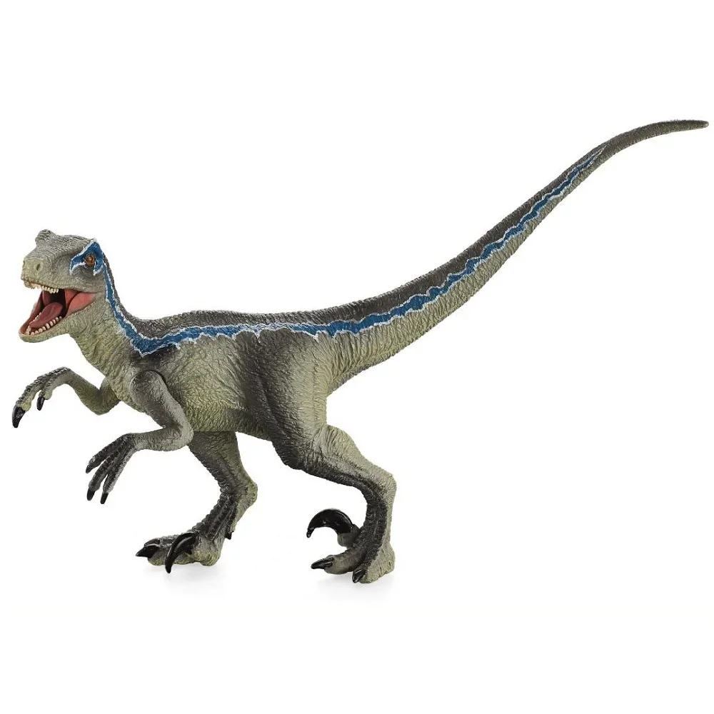 Tng Velociraptor Blue Dinosaurs Toy Animal Model Mobile Jaw And Fore Arto Action Figure