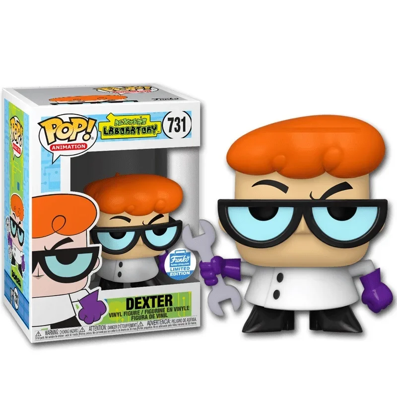 New Funko Pop Animation Dexter 731 # Laboratory Vinyl Figure Limited Edition Collection Action Figure Toys Regali Per Bambini