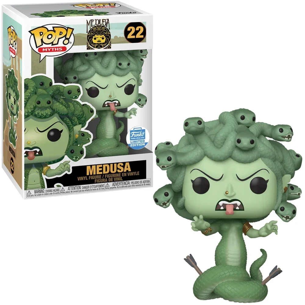 Funko Pop Myths Movie & Tv Medusa 22 # Vinyl Figure Limited Edition Doll Action Toy Modello Da Collezione Giocattoli Per Bambini Regalo Di Compleanno