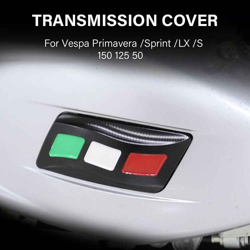 Copertura Di Trasmissione Per Vespa Sprint Primavera S Lx 150 125 50 Scooter Cnc Alluminio Compound Box Guard Gearbox Drive Cover
