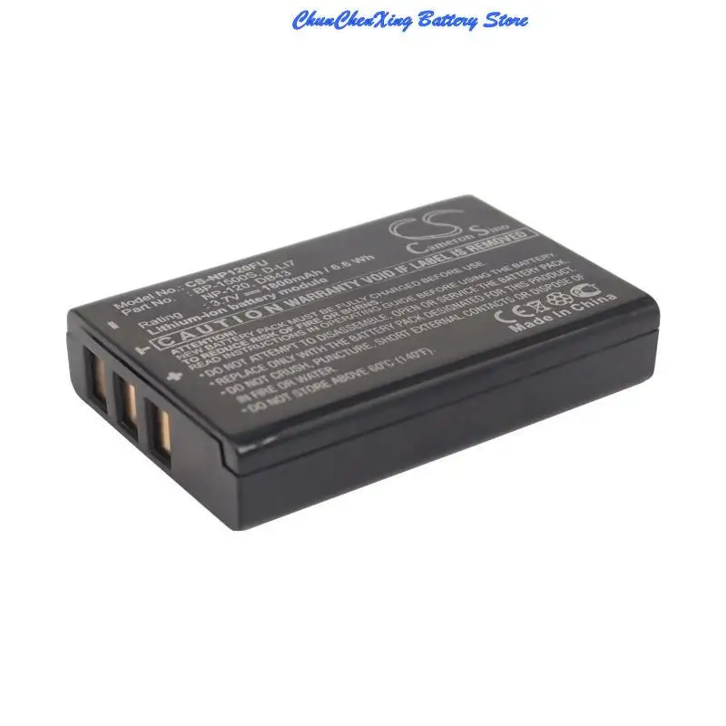 Cameron Sino 1800Mah Batteria Per Kyocera Contax Tvs Digital, Per Vivikai Hdv-8800 Hdc-8800 Hd-C3 D10Ii, Per Rollei Movieline Sd-10