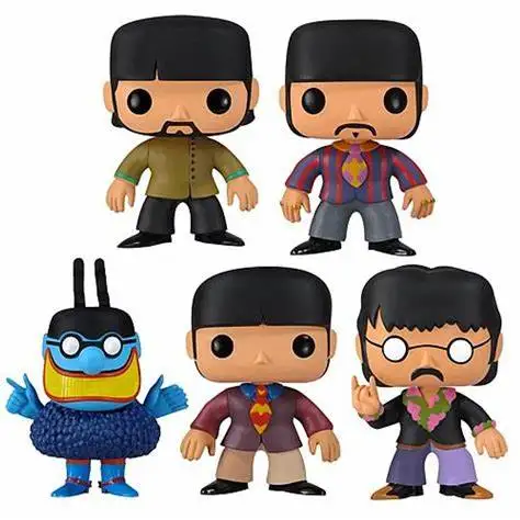 Finko Pop The Beatles Singer John 27 # Paul 28 # George 29 # Ringo 30 # Blue 31 # Pvc Action Figure Giocattoli Modello Da Collezione