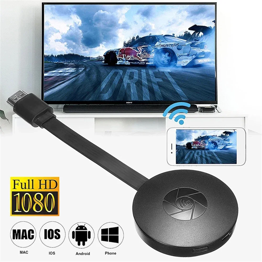 1080P G2 Per Display Chromecast Anycast Dongle Tv Miracast Compatibile Con Hdmi Per Android Ios Mirror Screen Wifi