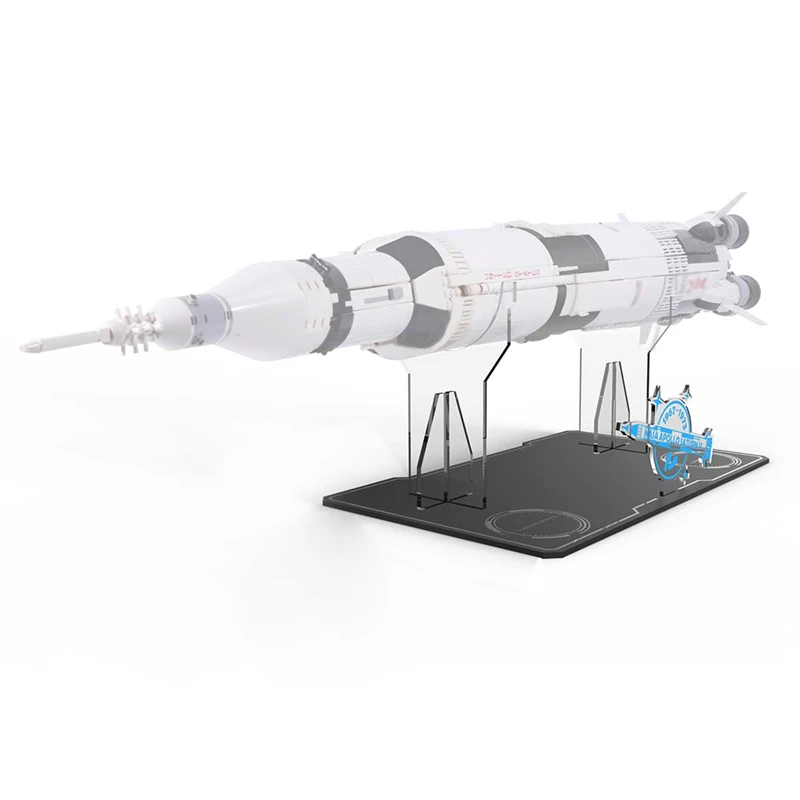 Supporto Per Lego Apollo Saturn V 92176, 5Mm Supporto In Acrilico Per Lego 92176 (Set Di Modelli Non Inclusi)