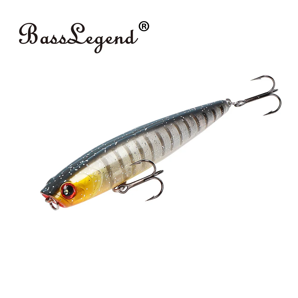 Bassegend Gunfish Topwater Surface Stick Bait Matita Galleggiante Popper Stickbait Walker Wobbler Walk The Dog Wtd 95F 115F