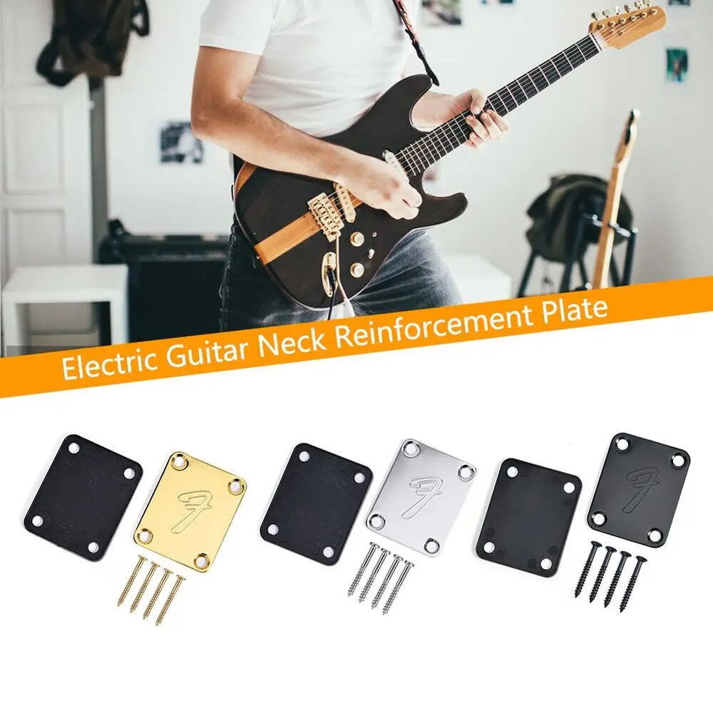 Hot Electric Guitar Neck Plate Maniglia Piastra Di Protezione Strumento Musicale Accessori Per Chitarra Per Fender Stratocaster Telecaster
