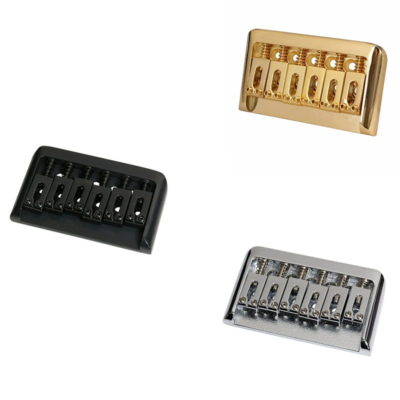 Non Tremolo Chitarra Elettrica Hardtail Bridge Sella Per 6 Corde Fender Strat Stratocaster Tele Telecaster Guitar
