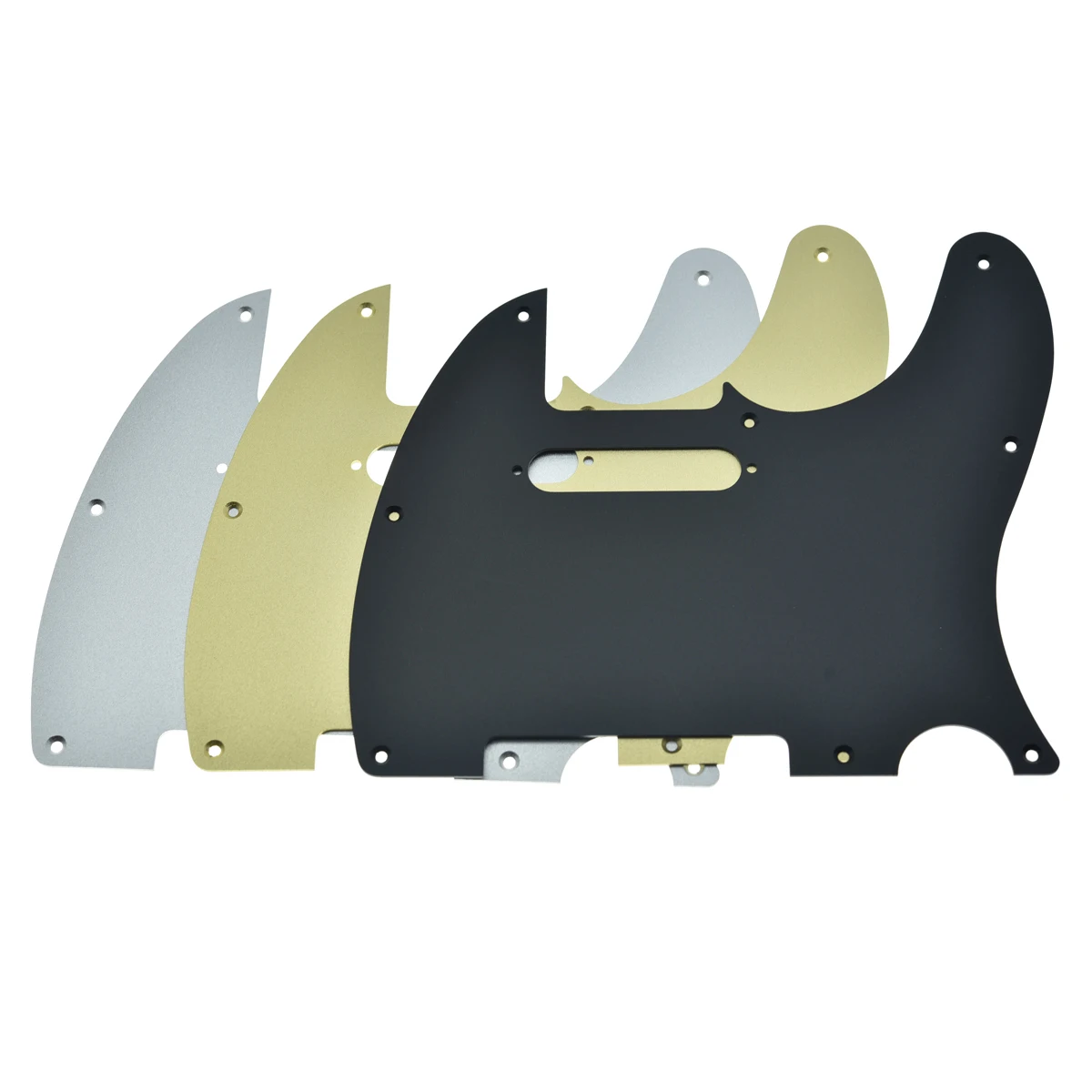 Dopro Matte Aluminium Tele Pickguard Opaco Anodizzato Tl Pick Guard Piastra Antigraffio In Metallo Per Usa/Messico Fender Tele/Telecaster