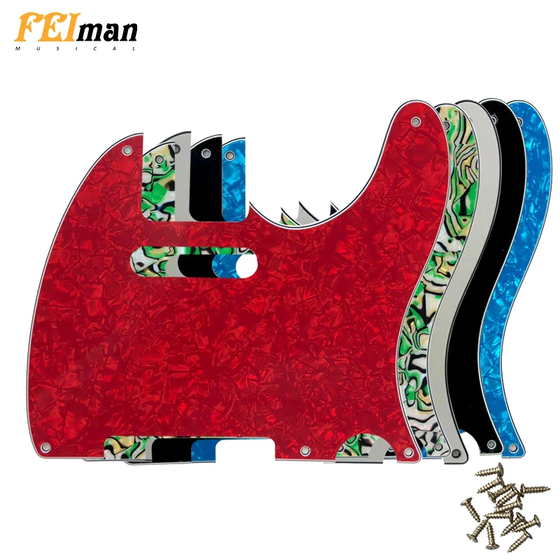 Pleroo Parti Di Chitarra Battipenna A 5 Fori Per Viti A Scelta Multi Colore Per Placca Antigraffio Per Chitarra Tele Telecaster Standard Usa 52 Anni