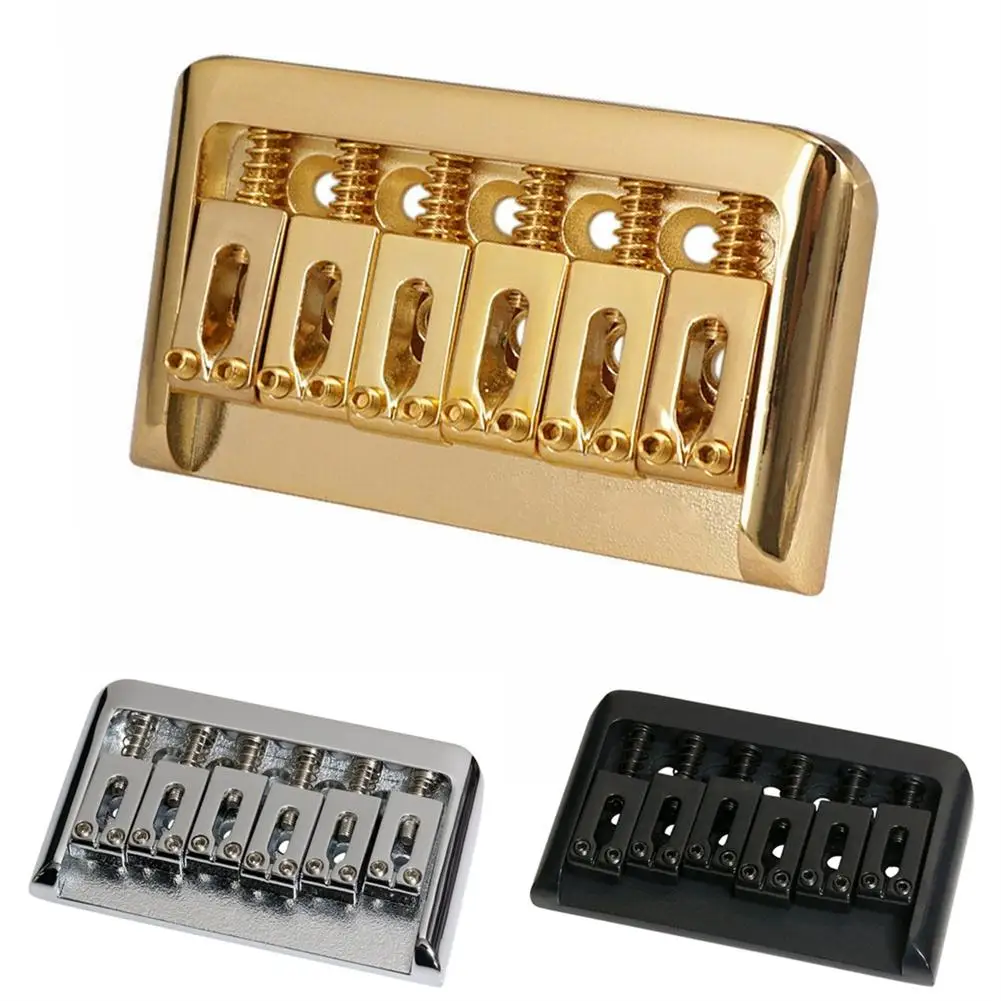 Musiclily Sella Per Ponte Hardtail Per Chitarra Elettrica Non Tremolo Per Parafango A 6 Corde Strat Stratocaster Tele Telecaster Parti Di Chitarra