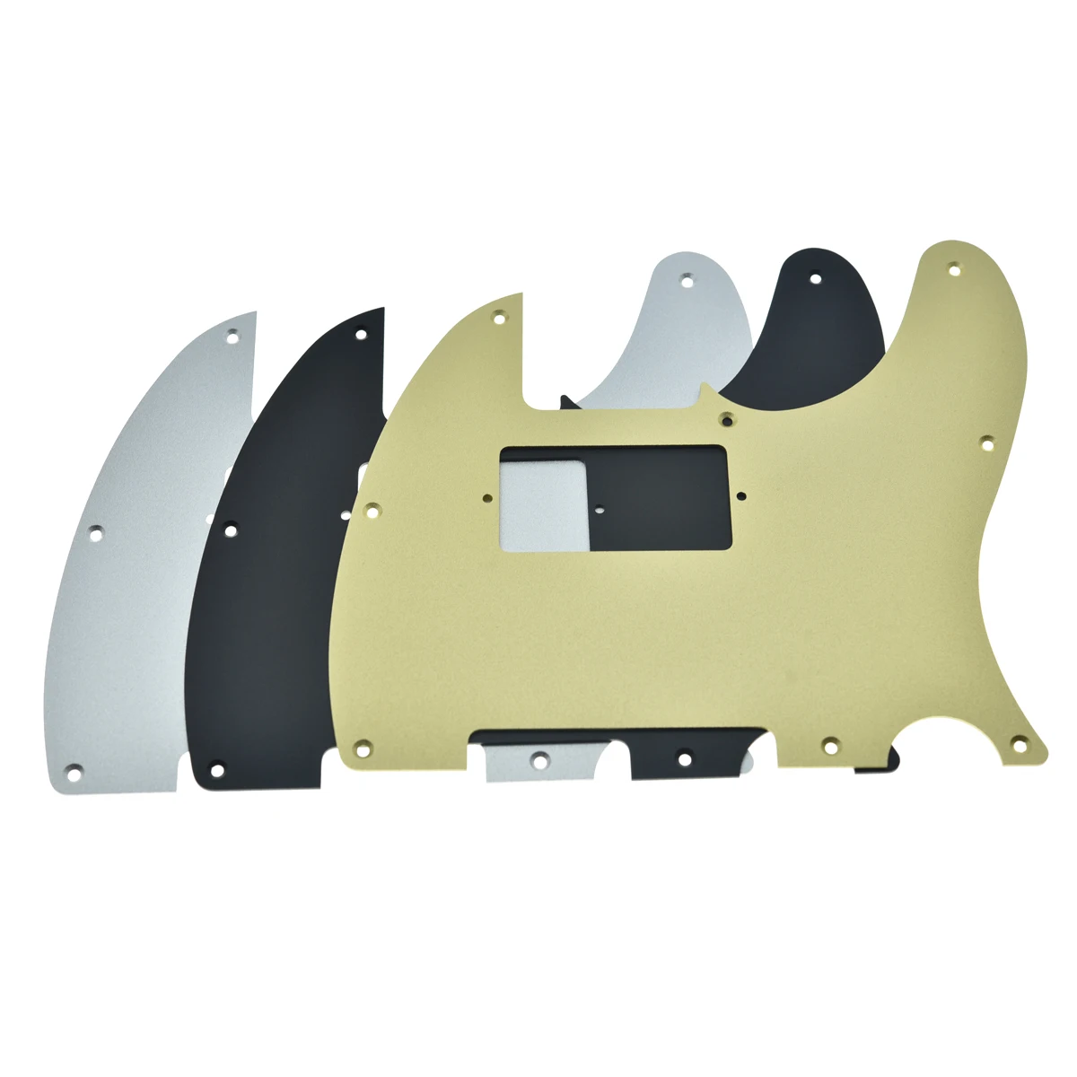 Dopro Matte Aluminium Tele Humbucker Battipenna In Metallo Anodizzato Opaco Battipenna Piastra Antigraffio Per Usa/Messico Fender Tele/Telecaster