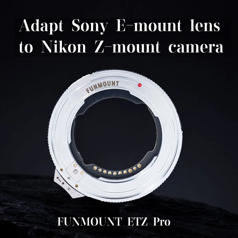 Funmount Fm-Etz Pro Af Autofocus Lens Adapter Ring Per Sony Fe Mount Lens To Nikon Z Series Camera Aggiornato Di Seconda Generazione