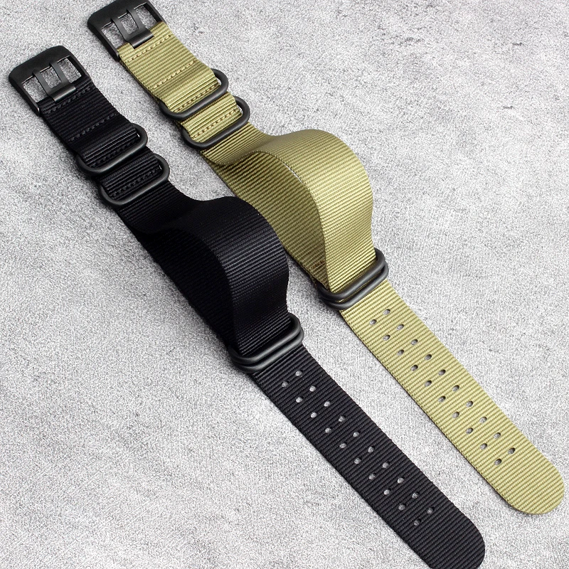22 23Mm Nuovo Arrivato Di Alta Qualità In Tessuto Di Tela Di Nylon Watch Band Mens Moda Sport Traspirante Per Luminox Watch Band