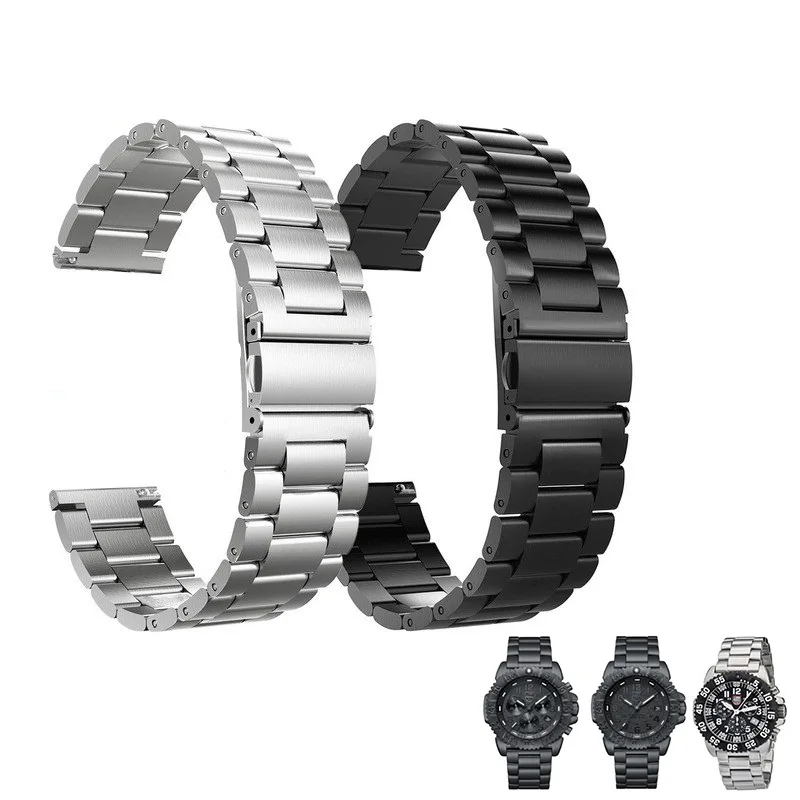 Solido Acciaio Inossidabile Della Vigilanza Della Fascia Per Luminox 3050 3051 3080 3150 8800 23Mm Di Larghezza Di Banda Per Luminox Orologio