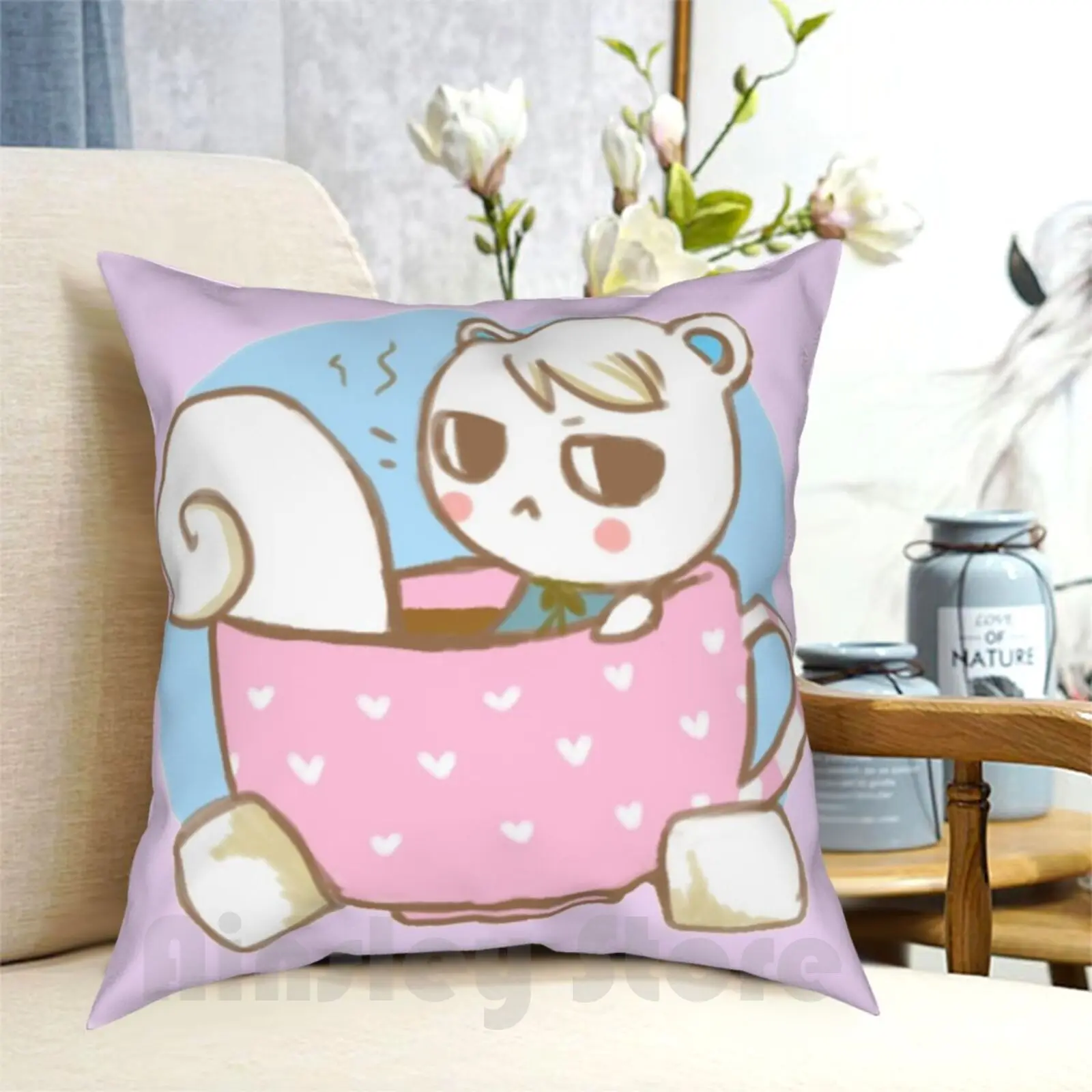 Federa Per Cuscino Maresciallo Animale Stampato Cuscino Morbido Per La Casa Animale Animale Nuova Foglia Nuova Foglia Nintendo Gameboy Wii U