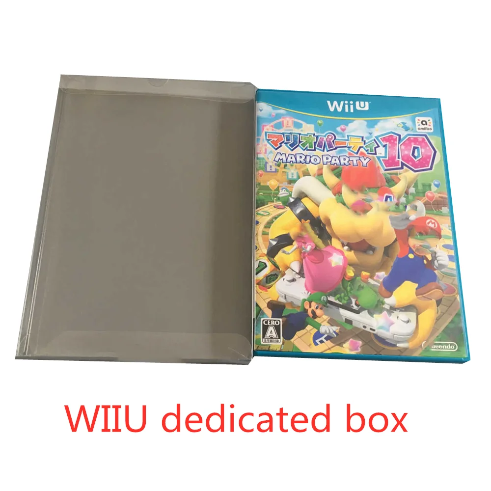 Custodia Protettiva Trasparente Per Nintendo Wii U Collect Boxes Custodia Per Giochi Tep Storage Custodia Trasparente