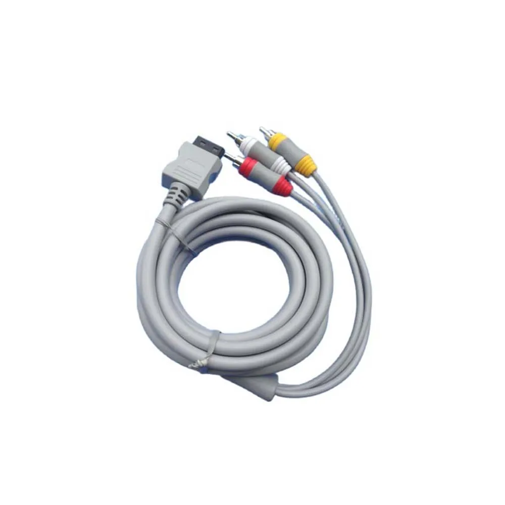 10Pcs 1.8M Component Cable Audio Video Av Composite 3 Rca Cable Uscita Video Per Console Wii/Wii U