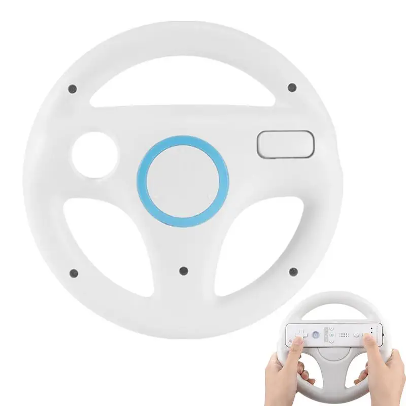 Volante Da Gioco Wii Bianco Volante Da Corsa Per Nintendo Wii U Wii Remote Controller