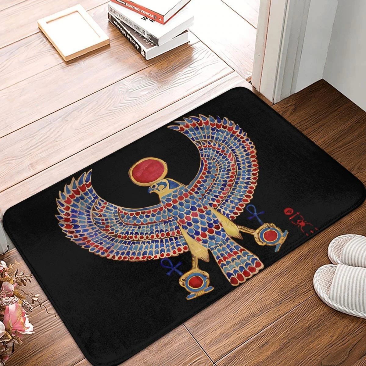 Zerbino Antiscivolo Tappetino Da Cucina Magic Egian Ancient Egypt Culture Falcon Pettorale Balcone Tappeto Tappeto Di Benvenuto Decorazioni Per Intern