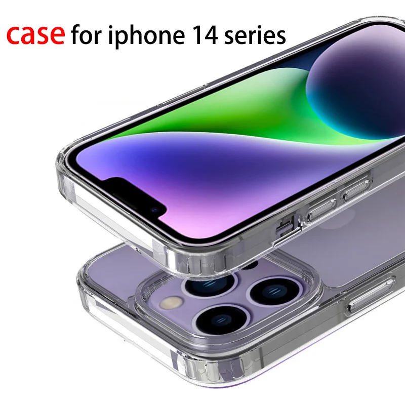 Cover, Custodia Antiurto Per Apple Iphone 14 Pro Max Cover Del Silicone Iphone 14 Pro Max 14Pro Iphone Case Del Respingente Iphone 14 Vetro Temperato 