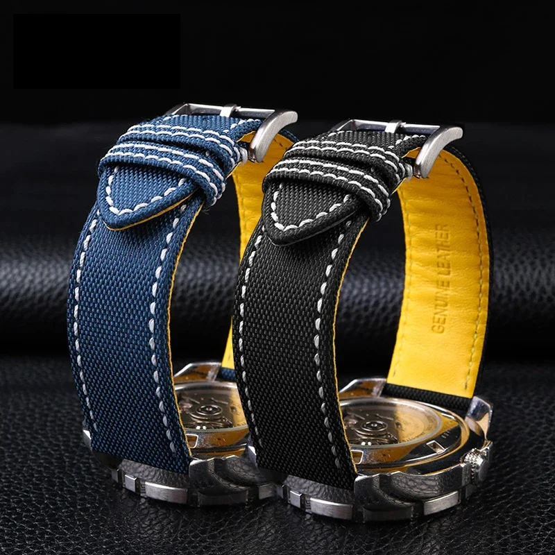 Per Breitling Avenger Deep Dive Sea Wolf Yellow Wolf Nylon Cinturino Per Orologio Di Alta Qualità Super Ocean Series Cintura Inferiore 22Mm